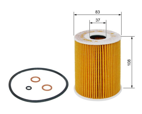 Oil Filter P7255 Bosch, Image 2