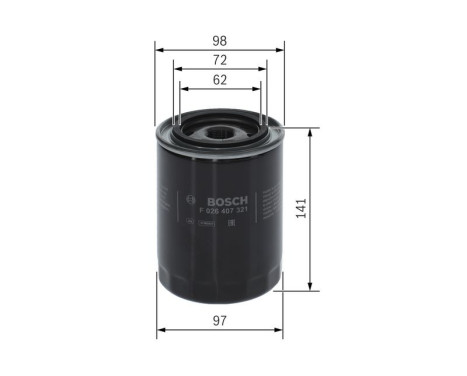 oil filter P7321 Bosch, Image 5