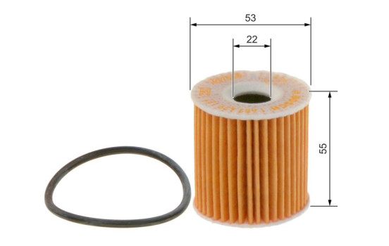 Oil Filter P9127 Bosch, Image 3