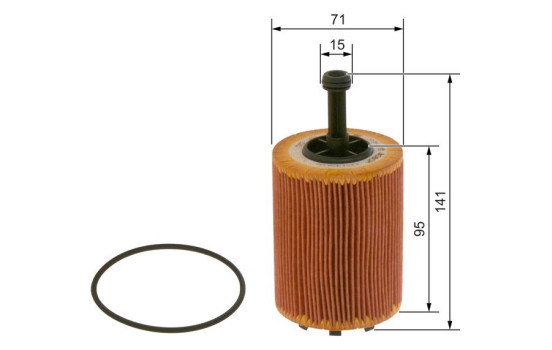 Oil Filter P9192 Bosch, Image 3