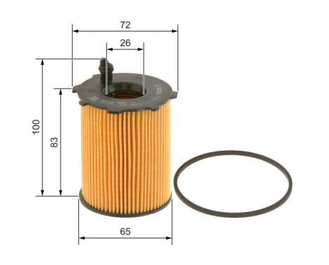 Oil Filter P9238 Bosch, Image 8