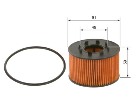 Oil Filter P9239 Bosch, Image 3