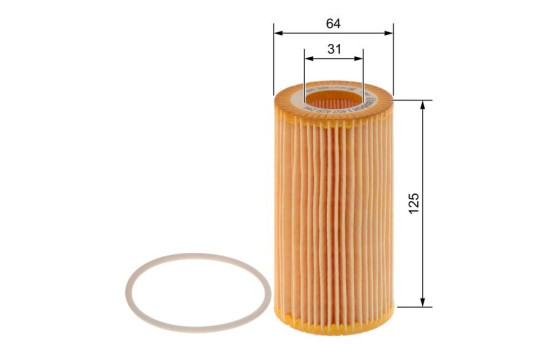 Oil Filter P9244 Bosch, Image 2