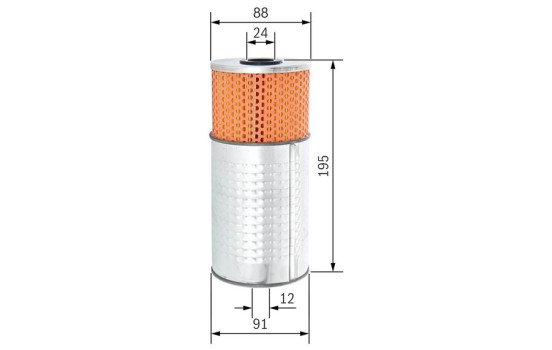 Oil Filter P9267 Bosch, Image 2