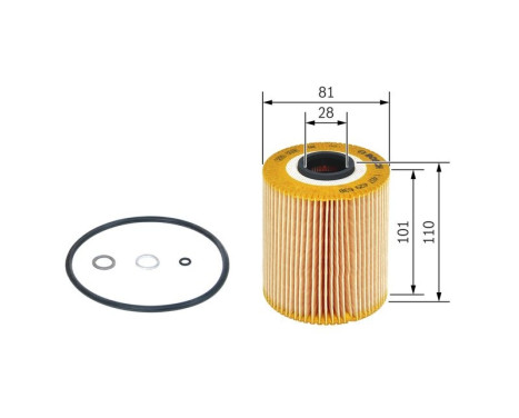 Oil Filter P9638 Bosch, Image 3