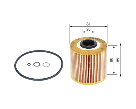 Oil Filter P9760 Bosch, Image 3