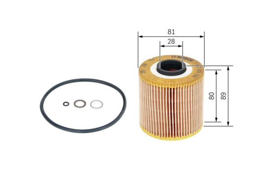 Oil Filter P9760 Bosch, Image 3