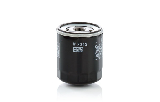 Oil Filter W 7043 MANN-FILTER, Image 2