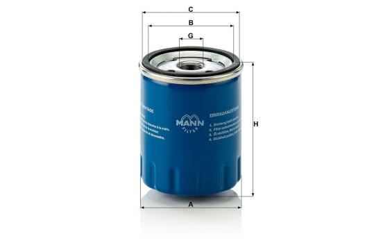 Oil Filter W 712/15 Mann, Image 4