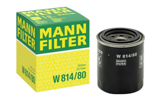 Oil Filter W 814/80 MANN-FILTER, Image 4