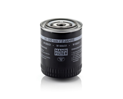 Oil Filter W 930/21 Mann, Image 2