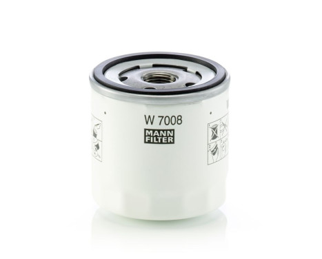 Oil Filter W7008 Mann, Image 2