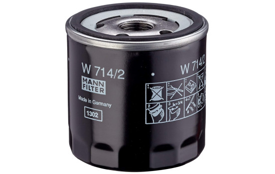 Oil Filter W714/2 Mann, Image 2
