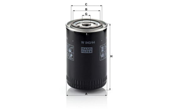 Oil Filter W94044 MANN-FILTER, Image 3