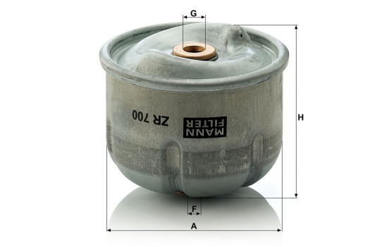 Oil Filter ZR 700 x MANN-FILTER, Image 3