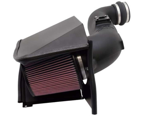 K&N 57i Performance Kit fits Chevrolet Silverado 2500, 3500 6.6D with round filter 2005-2007 ( 57-3057 K&N, Image 2