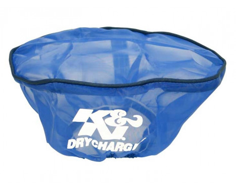 K&N Sport Filter Cover 114mm x 178mm Oval Conical, Blue (22-2015PL)