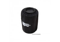 K&N Sports Filter Cover PL-8007, Black (PL-8007DK)