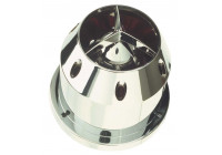 Universal Air filter 'Tornado' Chrome 89mm