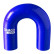 Samco U-Shape Hose blue 32mm 102mm, Thumbnail 2