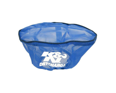 K & N Nylon cover 114mm x 178mm oval conical, blue (22-2015PL), Image 2