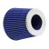 K&N RG-Series Universal Replacement Filter with 3 Connection Diameters Blue (RG-1001BL)