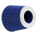 K&N RG-Series Universal Replacement Filter with 3 Connection Diameters Blue (RG-1001BL), Thumbnail 2