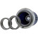 K&N RG-Series Universal Replacement Filter with 3 Connection Diameters Blue (RG-1001BL), Thumbnail 3