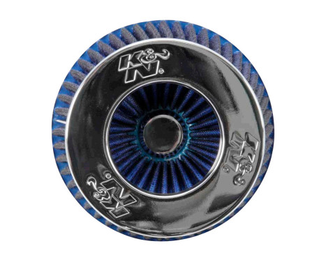K&N RG-Series Universal Replacement Filter with 3 Connection Diameters Blue (RG-1001BL), Image 4