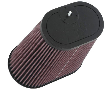 K&N universal oval/conical filter 79mm dual connection, 102mm x 159mm Top, 229mm Height (RU-1012), Image 2