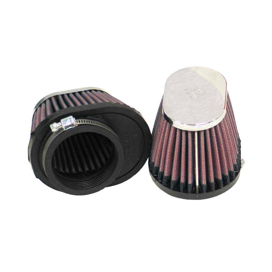 K&N Universal Oval Filter 54mm Connection, 102mm x 76mm