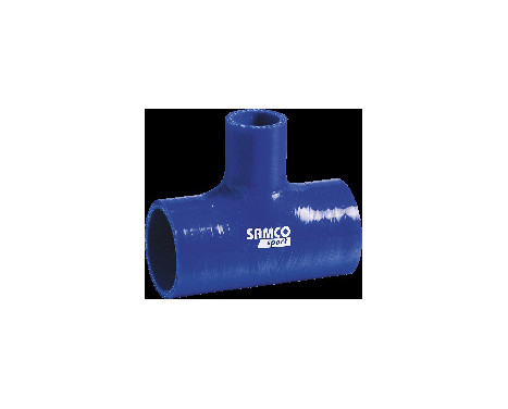 Samco Silicon T-Piece blue 63/25 102mm