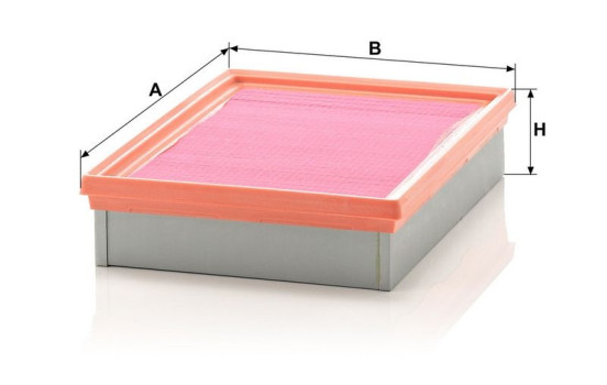 Air Filter C 28 162 MANN-FILTER, Image 3
