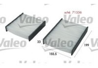 Cabin filter 715556 Valeo