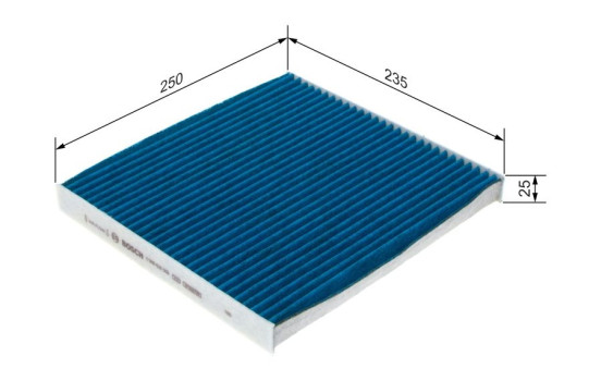 Cabin filter A8569 Bosch, Image 9