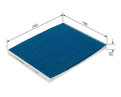 Cabin filter A8572 Bosch, Image 9