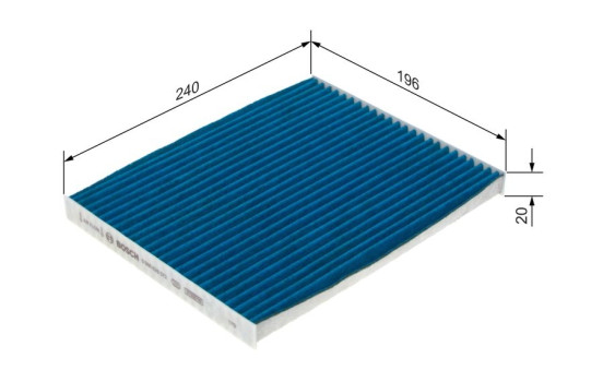 Cabin filter A8572 Bosch, Image 9