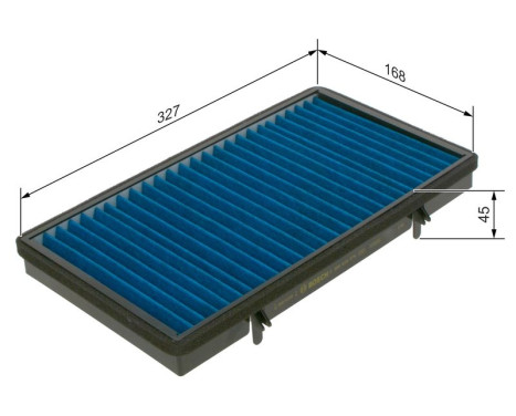 Cabin filter A8576 Bosch, Image 9
