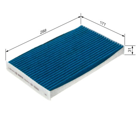 Cabin filter A8578 Bosch, Image 9