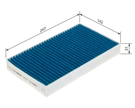 Cabin filter A8583 Bosch, Image 9