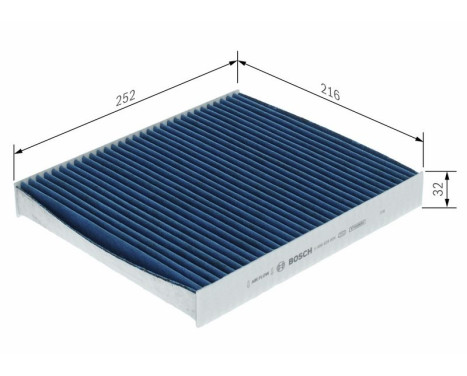 Cabin filter A8604 Bosch, Image 5