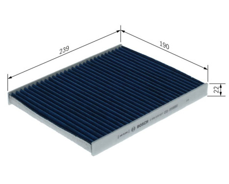 Cabin filter A8607 Bosch, Image 5