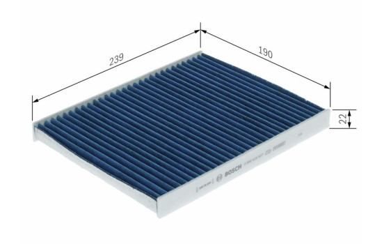 Cabin filter A8607 Bosch, Image 5