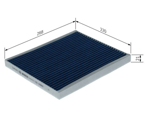 Cabin filter A8614 Bosch, Image 5