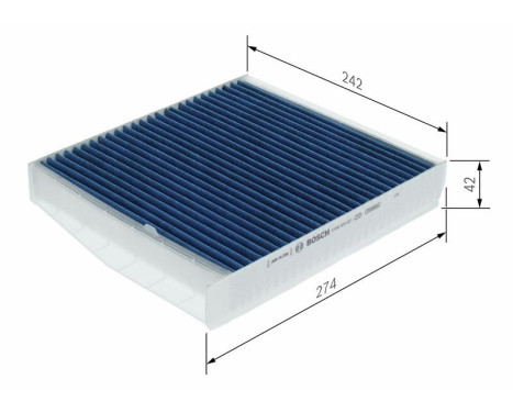 Cabin filter A8621 Bosch, Image 5