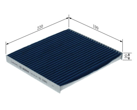 Cabin filter A8629 Bosch, Image 5