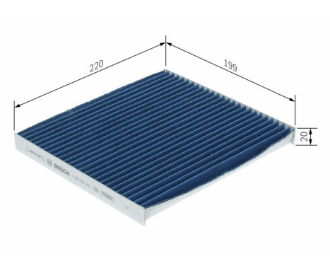 Cabin filter A8629 Bosch, Image 5