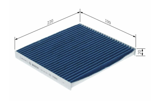Cabin filter A8629 Bosch, Image 5