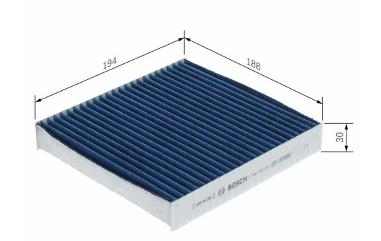 Cabin filter A8631 Bosch, Image 5