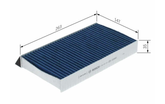 Cabin filter A8634 Bosch, Image 5